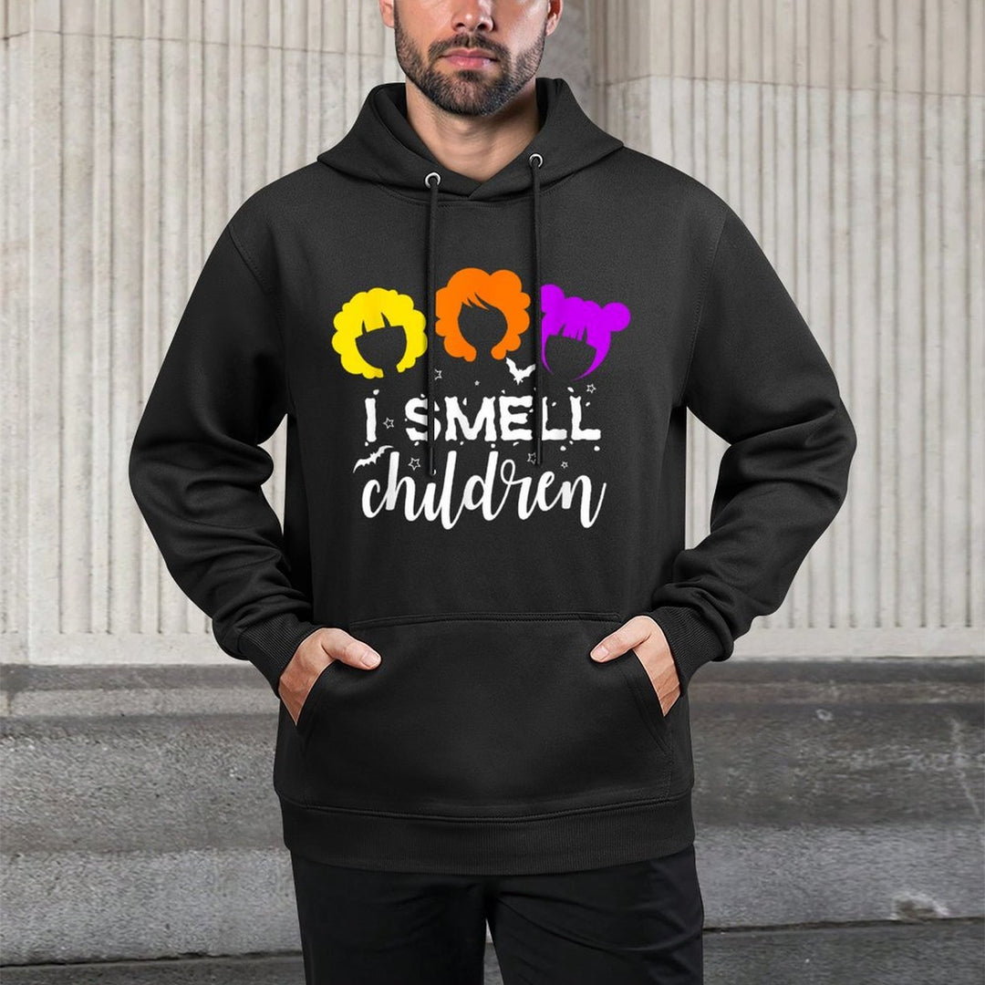 I Smell Children Halloween Funny Witches Breathable Fabric Hoodie