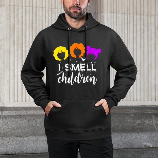 I Smell Children Halloween Funny Witches Breathable Fabric Hoodie
