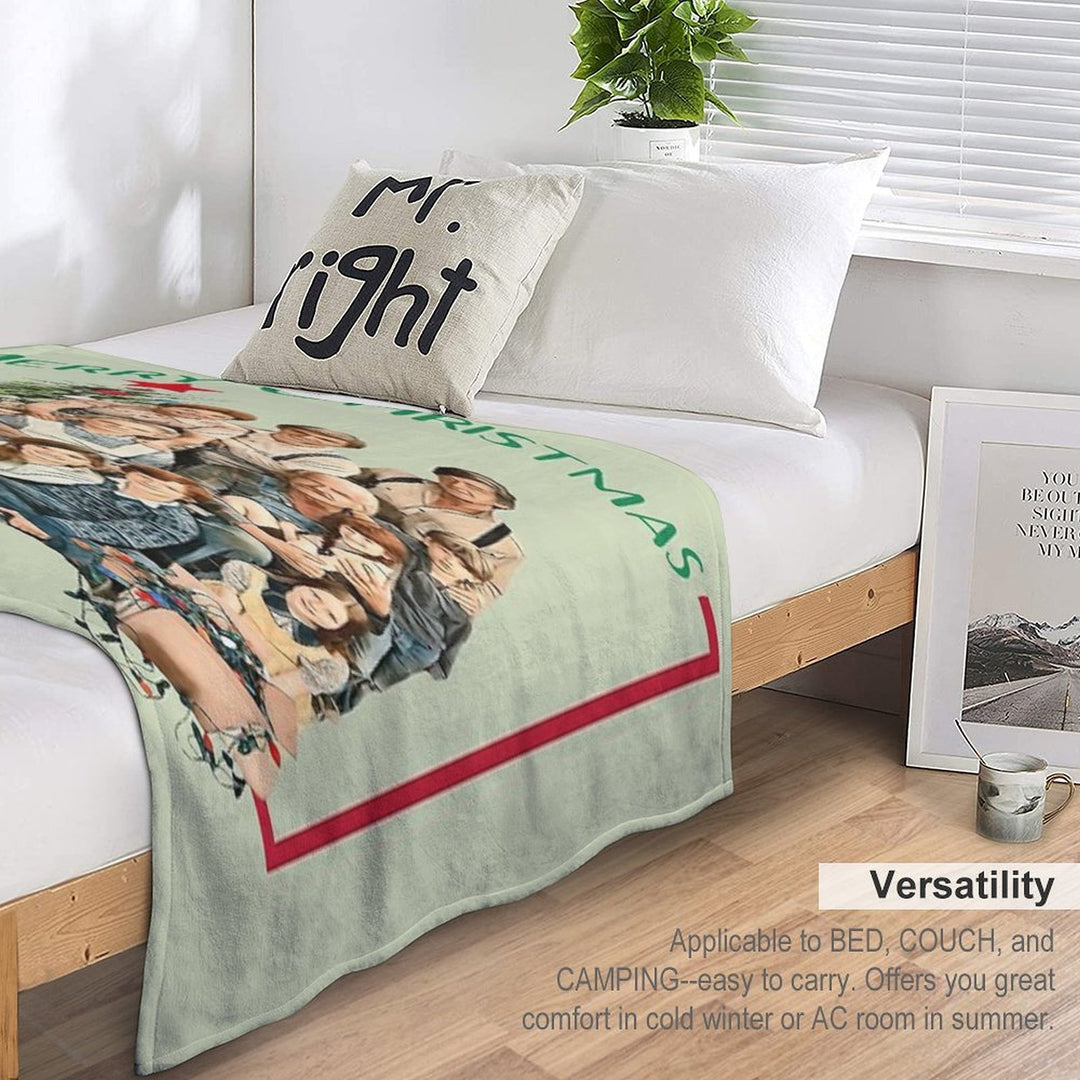 The Walton Family Christmas Shrink-resistant Throw Blanket