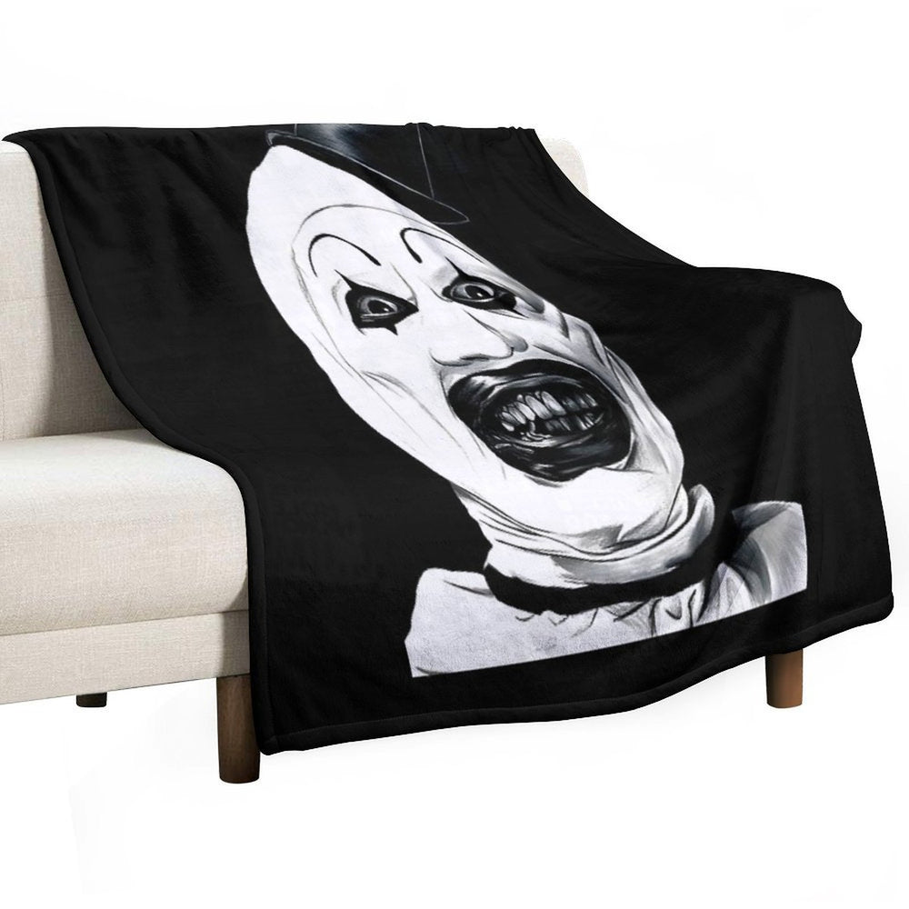 Art The Clown Terrifier  Classic Sustainable Throw Blanket