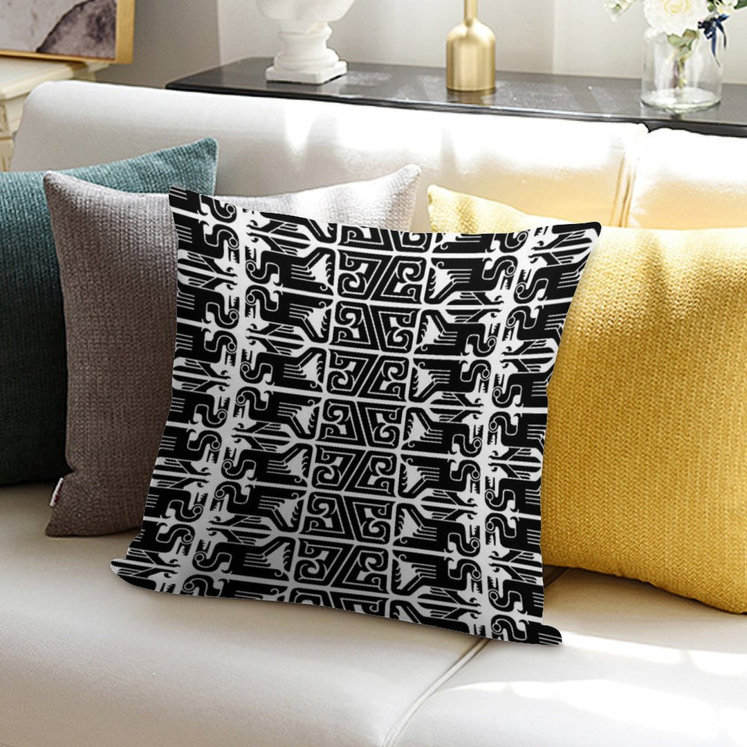 Bronze Age Microraptor Soft Durable Construction Throw Pillow