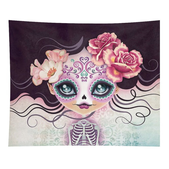 Camila Huesitos - Sugar Skull Tapestry