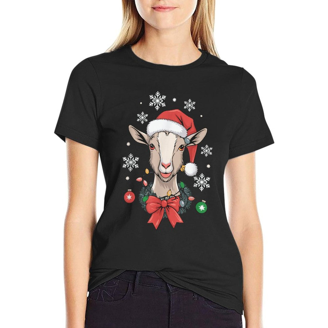 Goat Christmas  Trendy Pattern T-Shirt
