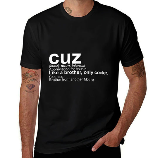 Mens Cousin Cuz Definition - Gift for Cousin Comfortable T-Shirt