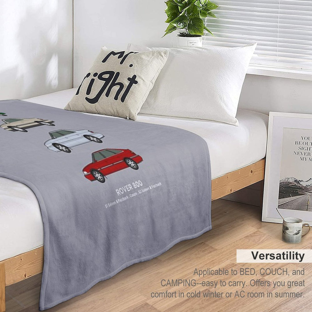 Rover 800 Classic Car Collection Comfort Throw Blanket
