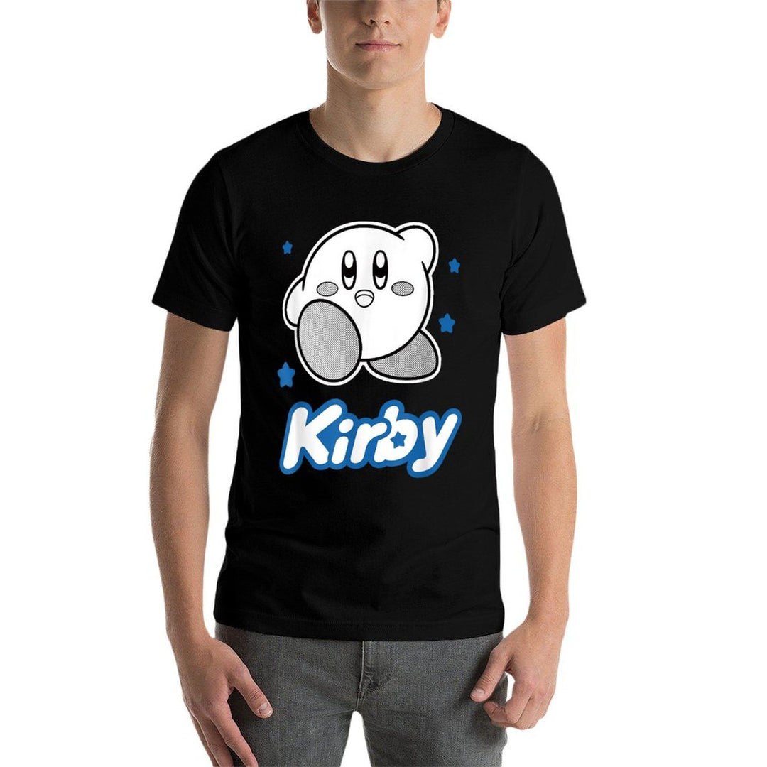 Kirby Blue Stars Big Character Portrait  Durable T-Shirt