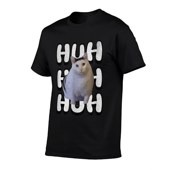 Huh! Cat Meme, Popular Internet Meme CAT DAY Christmas Men Women Kids  High-quality Stitching T-Shirt