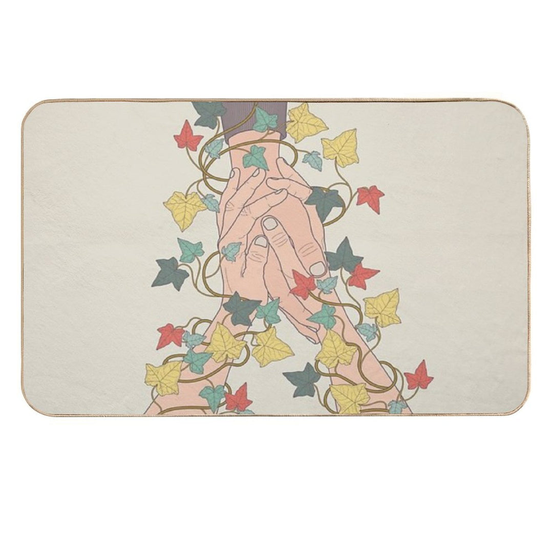 Pay Attention  Fade-Resistant Bath Mat