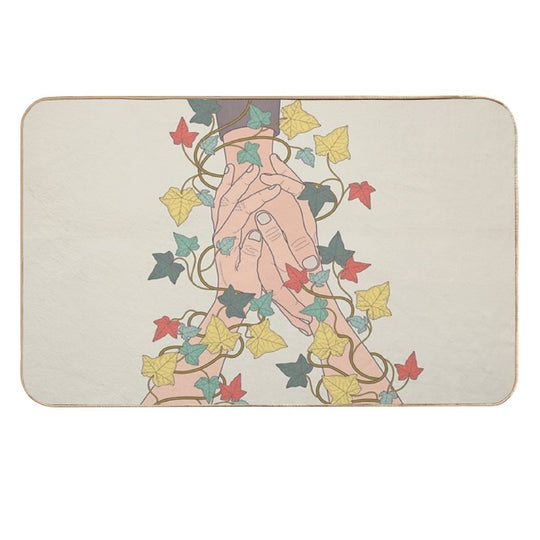 Pay Attention  Fade-Resistant Bath Mat