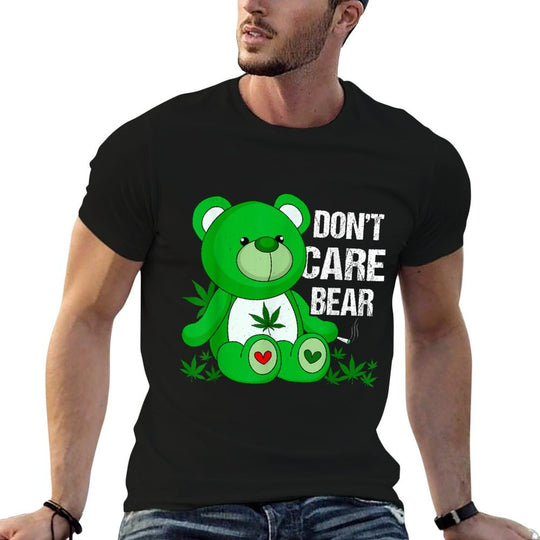 Weed Bear Herb Bear Dont Care Funny Bear Marijuana Cannabis  Affordable Price T-Shirt