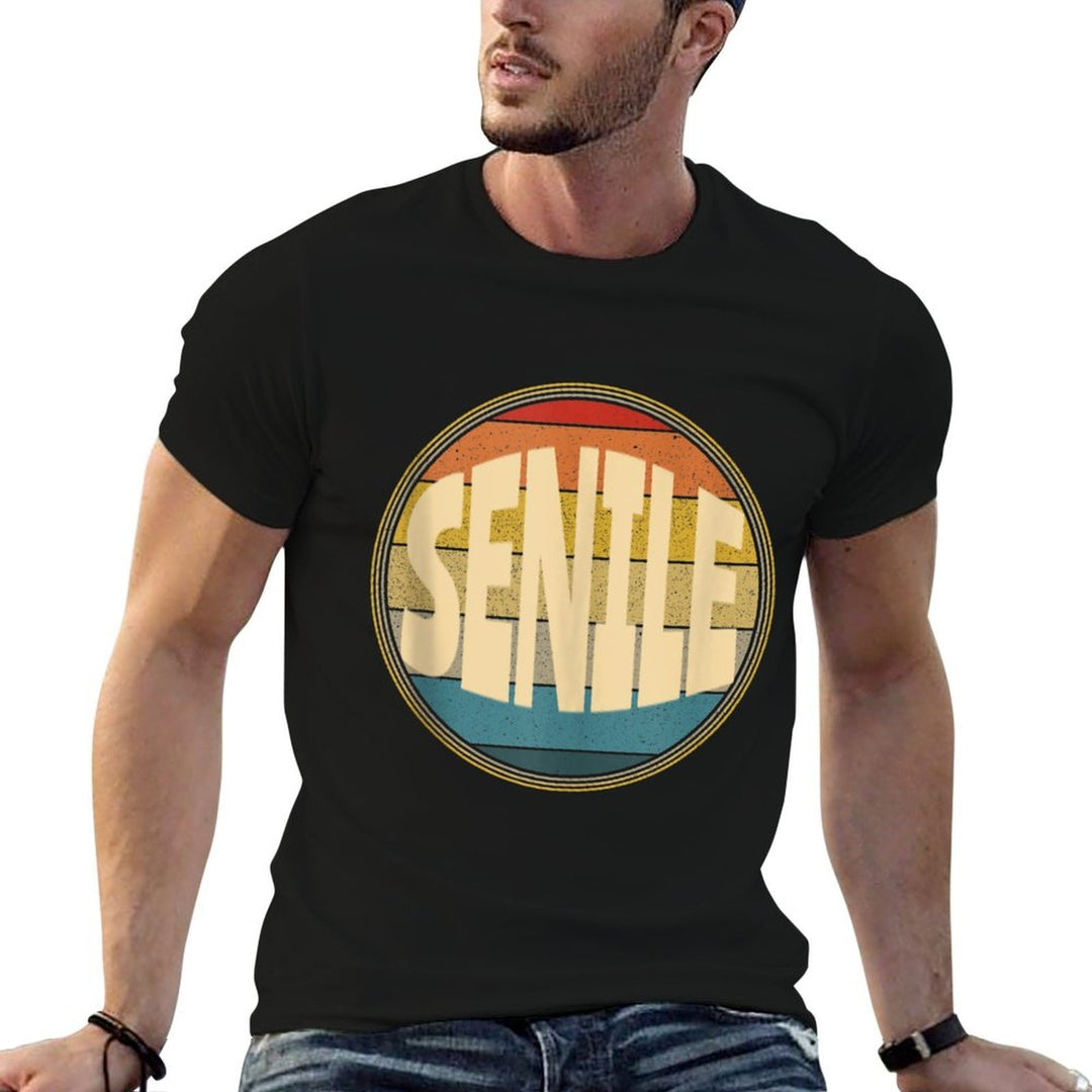 SENILE Retro Funny 1969 50th Birthday Gag Gift Party Idea  Graphic-printed T-Shirt