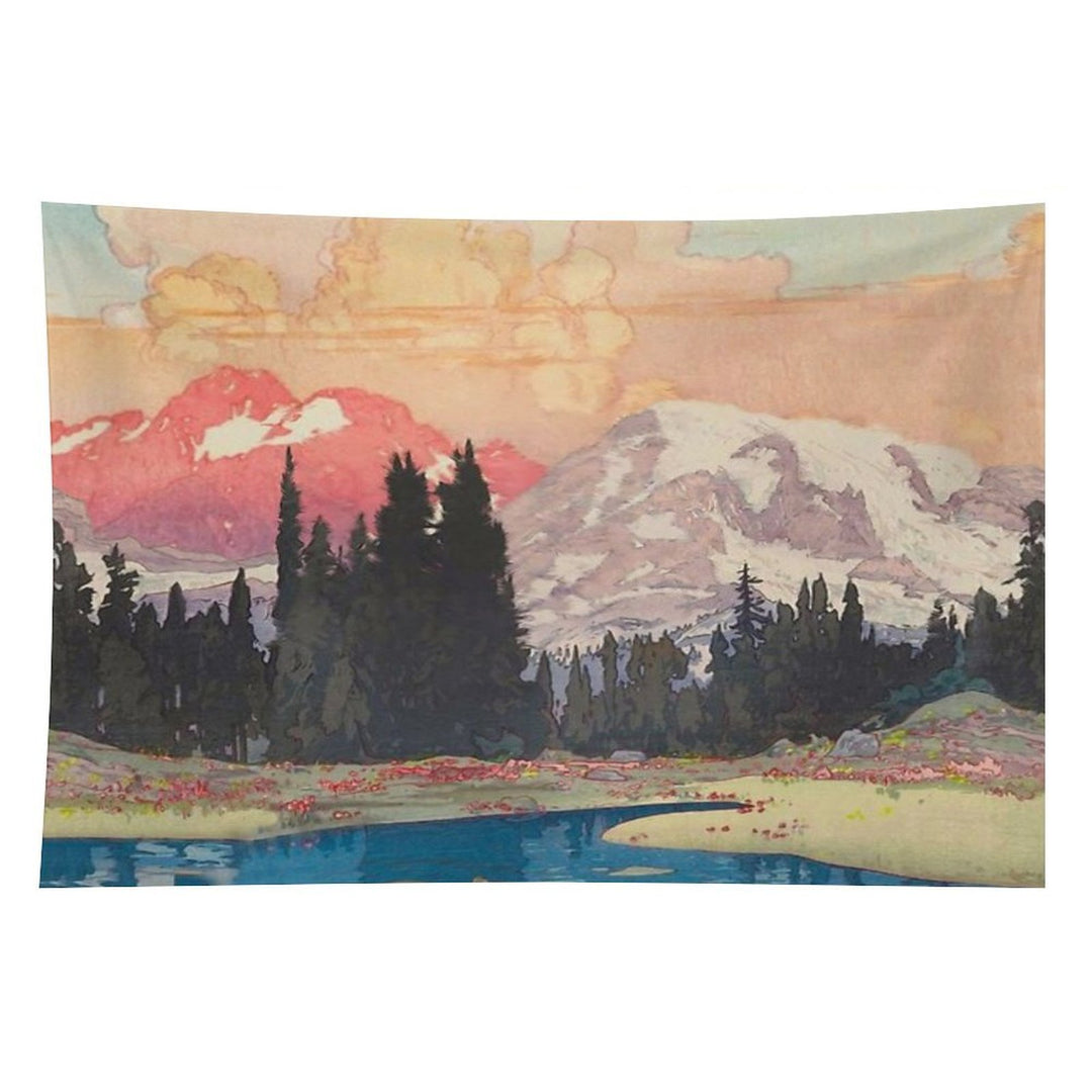 Storms over Keiisino - Nature Landscape Tapestry