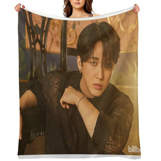 STRAY KIDS CHANGBIN Eco-conscious Throw Blanket