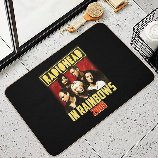 Radiohead Band In Rainbows 2005  Non-Slip Bath Mat