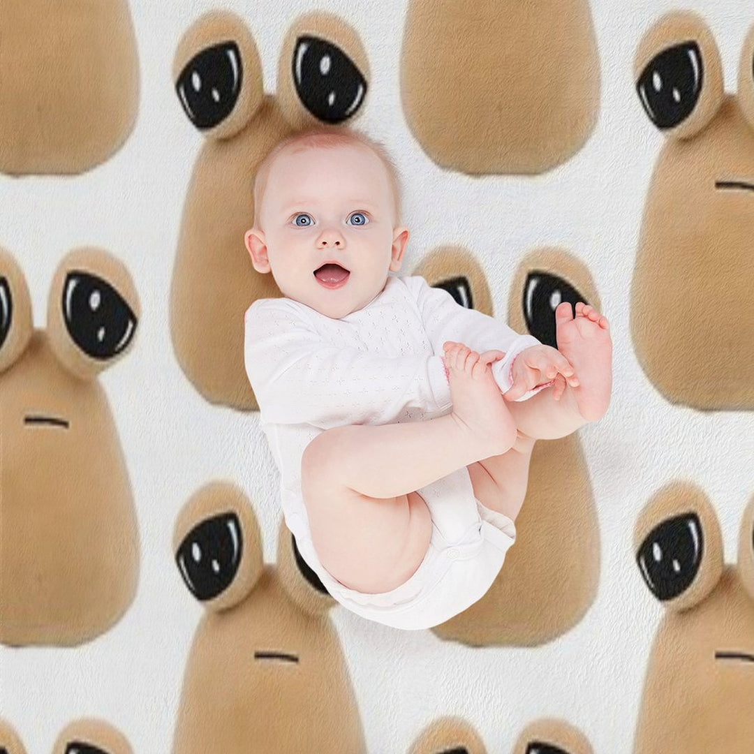 Pou Plush Multi-functional Throw Blanket