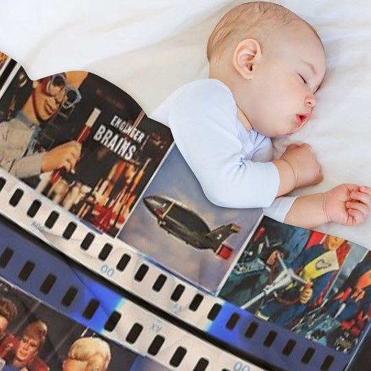 Thunderbirds Figures Officially Licensed Fan Art Velvety-soft Throw Blanket