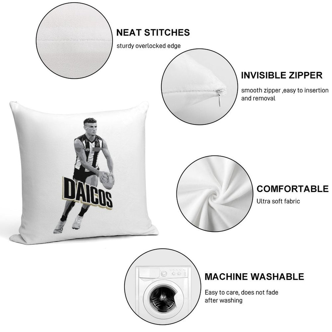 Nick Daicos Soft Anti-Pilling Throw Pillow