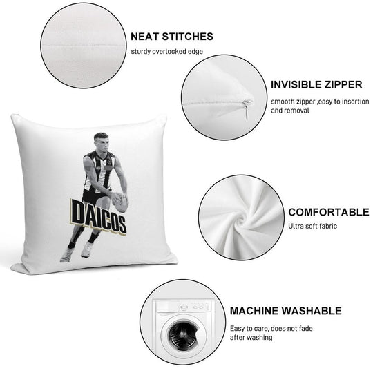 Nick Daicos Soft Anti-Pilling Throw Pillow