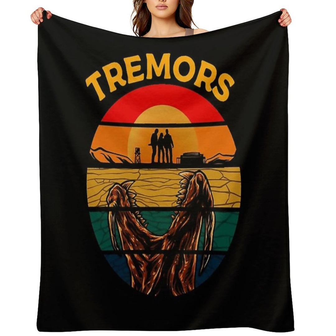 Tremors Vintage Compact Throw Blanket