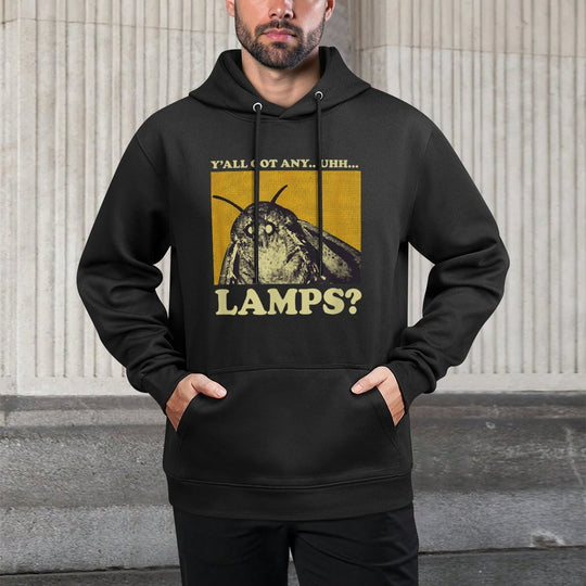 Yall Got Any Lamps Moth Meme Lamp for Men Women Kids All-Day Comfort Hoodie