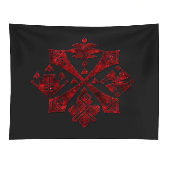 Monster Hunter - Hunter's Guild Emblem (Galaxy Design) Tapestry
