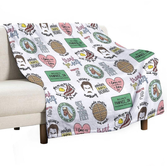 Parks And Recreation TV Show Art Quick-dry Throw Blanket