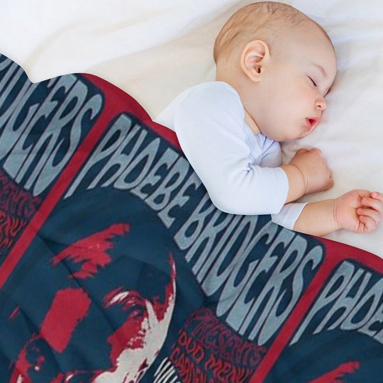 Phoebe Bridgers Psychedelic Punisher Gift-ready Throw Blanket