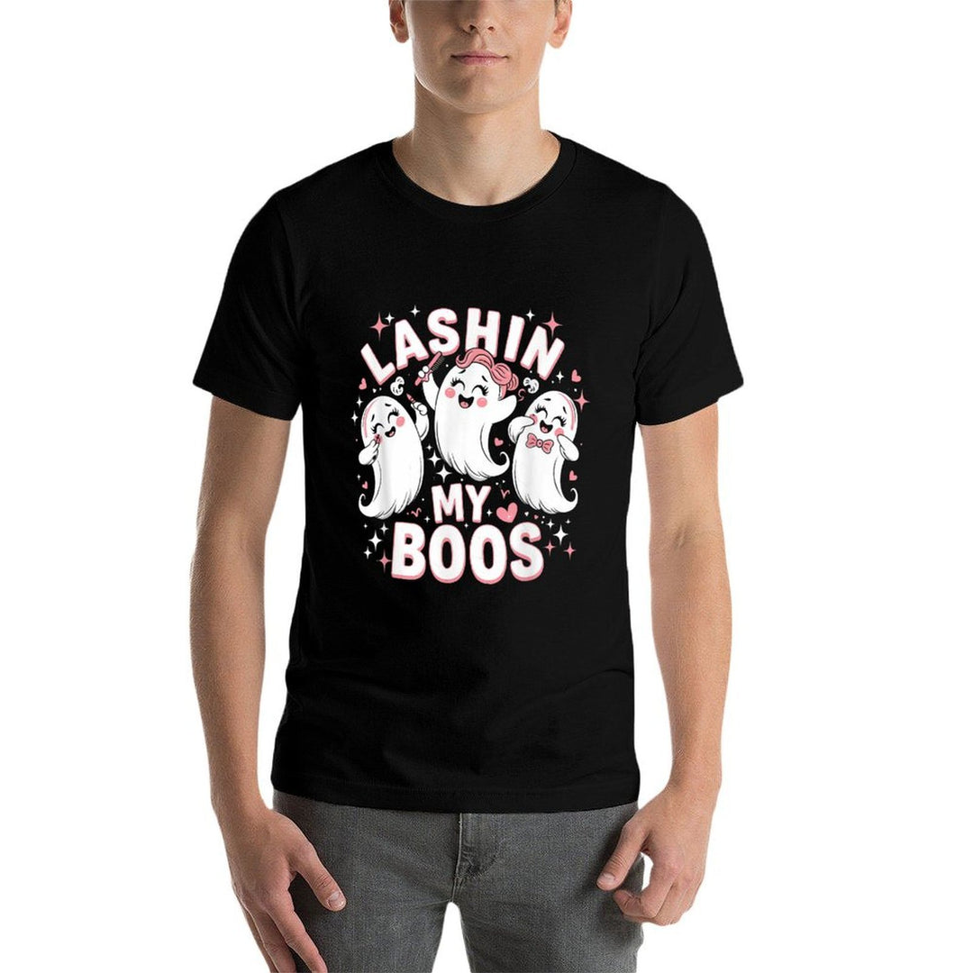 Lashin My Boos Halloween Spooky Lash Artist Lash Tech  Stretchy T-Shirt