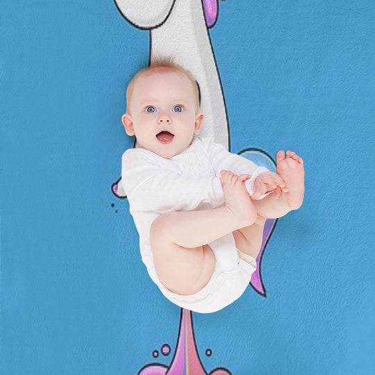 Unicorn Fart Durable Throw Blanket