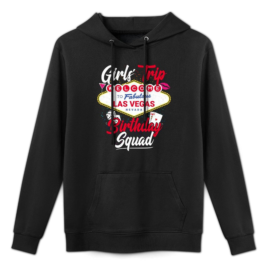 Las Vegas Birthday Party - Girls Trip - Vegas Birthday Squad Relaxed Fit Hoodie