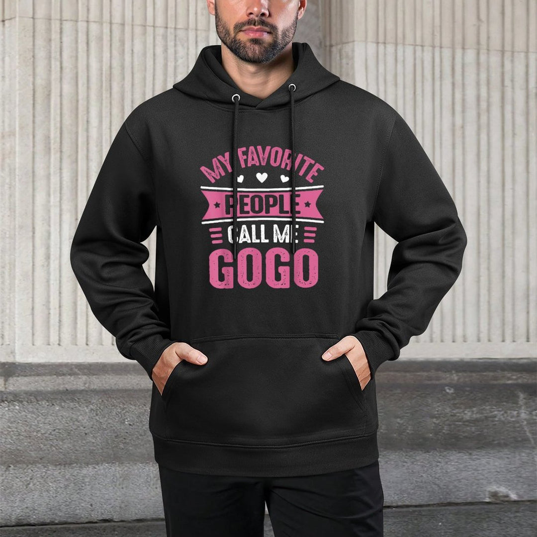 Gogo for Women My Favorite People Call Me Gogo Pilling-Resistant Hoodie