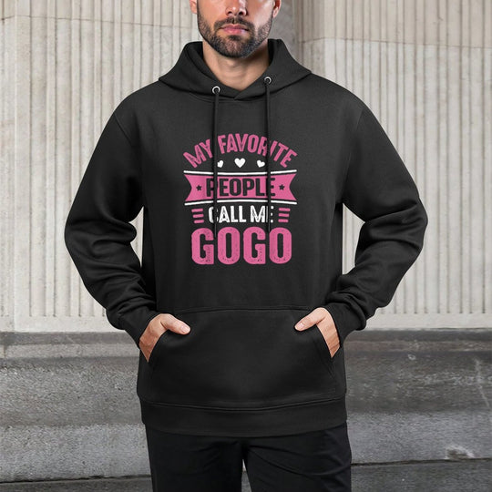 Gogo for Women My Favorite People Call Me Gogo Pilling-Resistant Hoodie