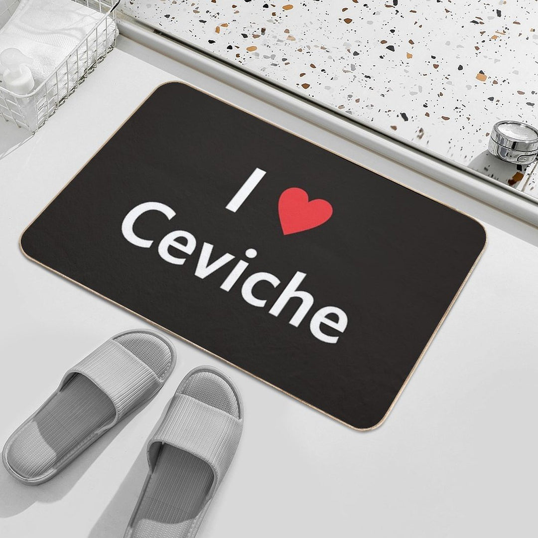 Peruvian Seafood,ceviche  Anti-Trip Bath Mat
