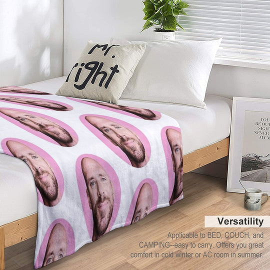 Johnny Sins Pornstar Machine-washable Throw Blanket