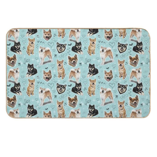 Shiba Inu  High-Traffic Bath Mat