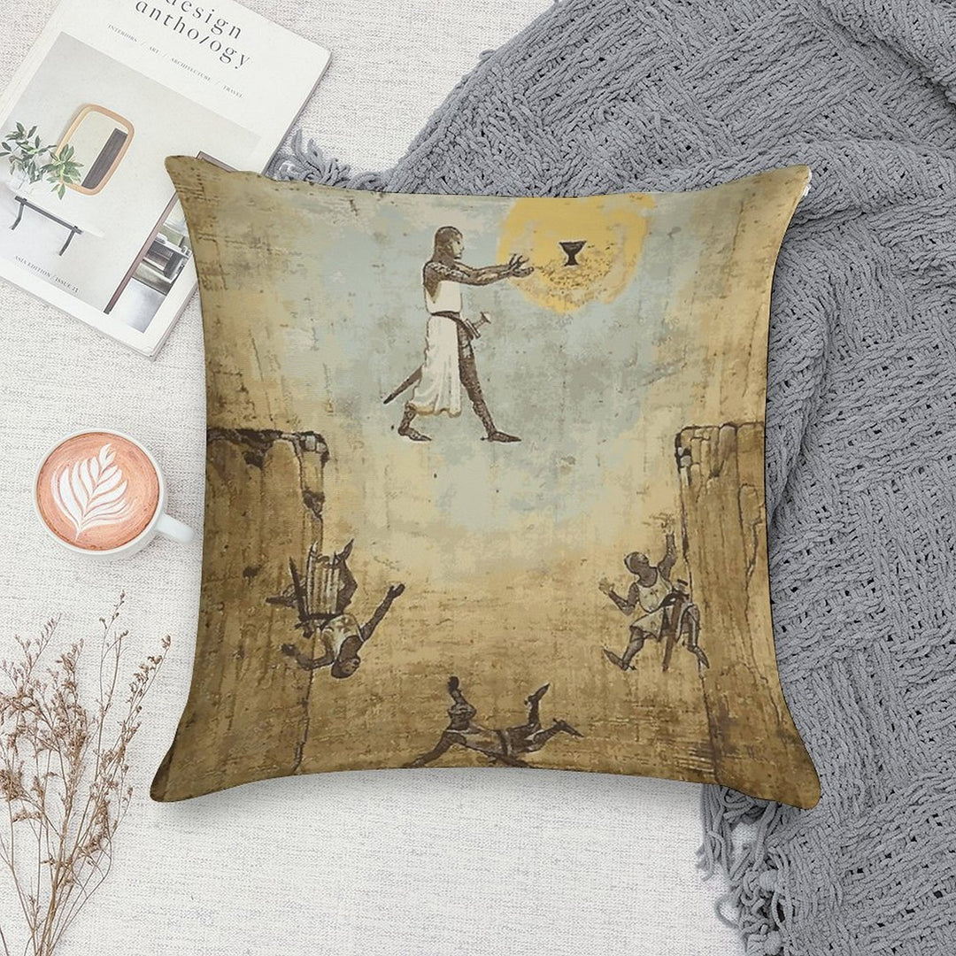 Jump of Faith Soft Anti-Pilling Throw Pillow