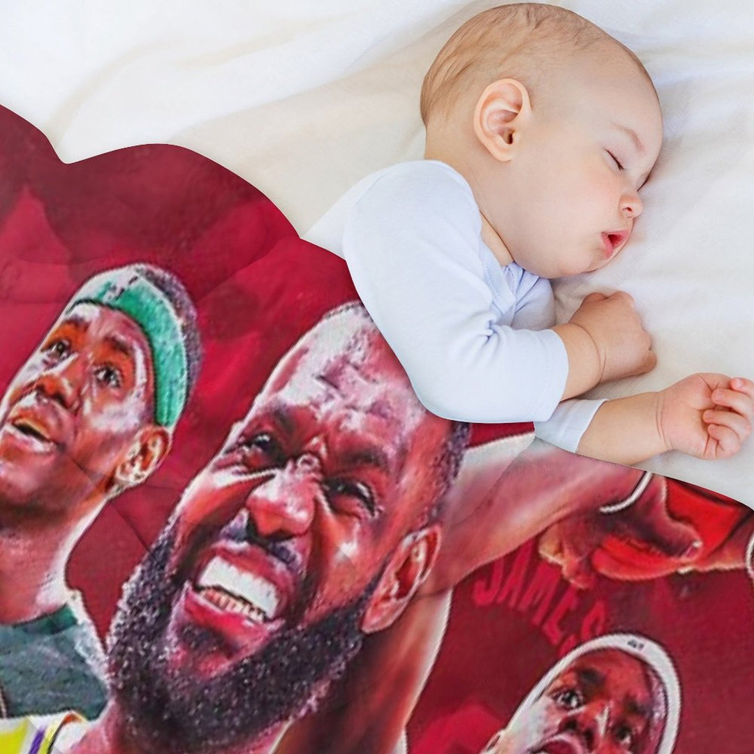 All Time LeBron James The King James Comfort Throw Blanket