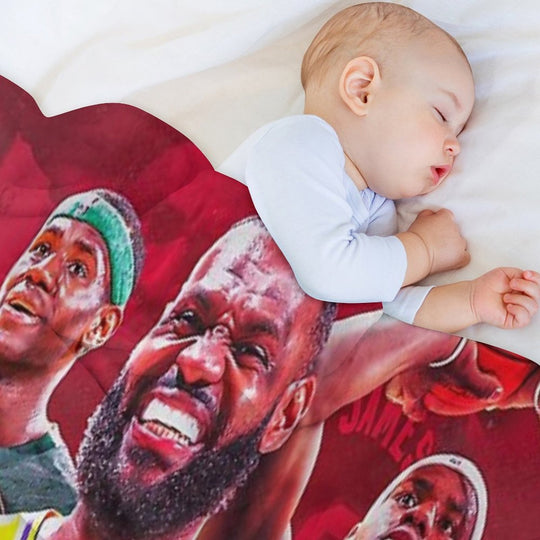 All Time LeBron James The King James Comfort Throw Blanket