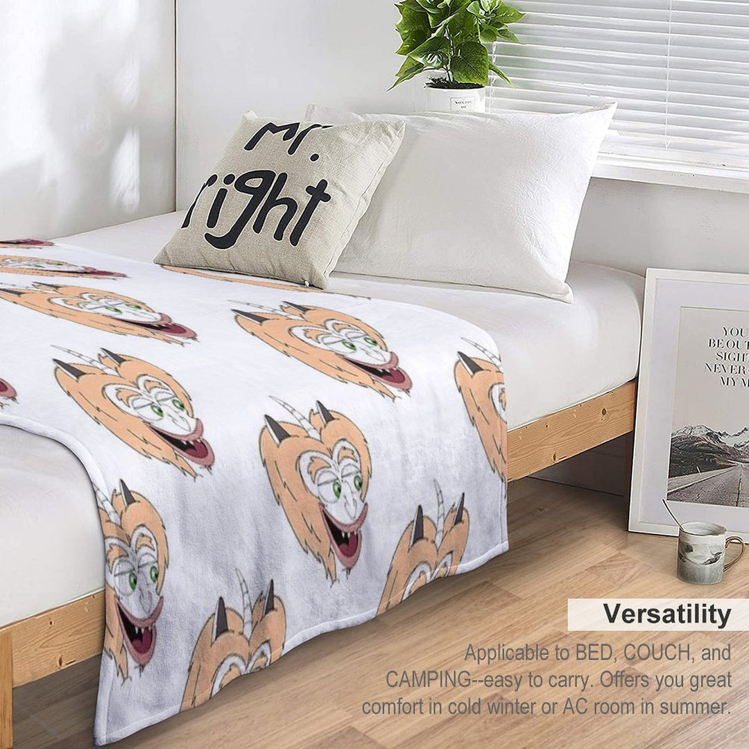 Maurice Hormone Monster - Big Mouth Sustainable Throw Blanket