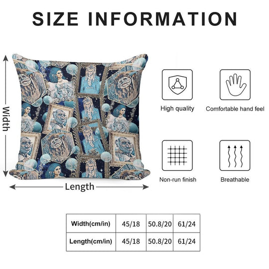 Labyrinth Soft Reinforced Edging Throw Pillow