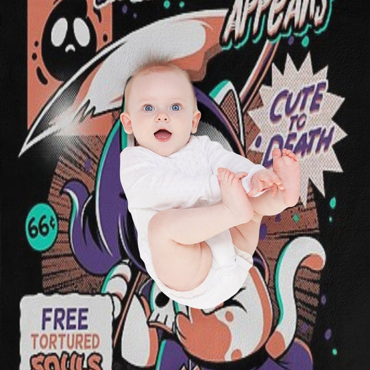 Grim Reapurr Lightweight Throw Blanket