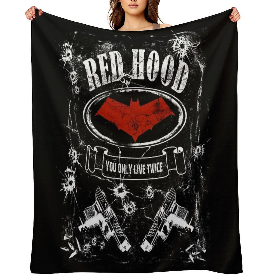 Red Hood - Label Whiskey Style Durable Throw Blanket