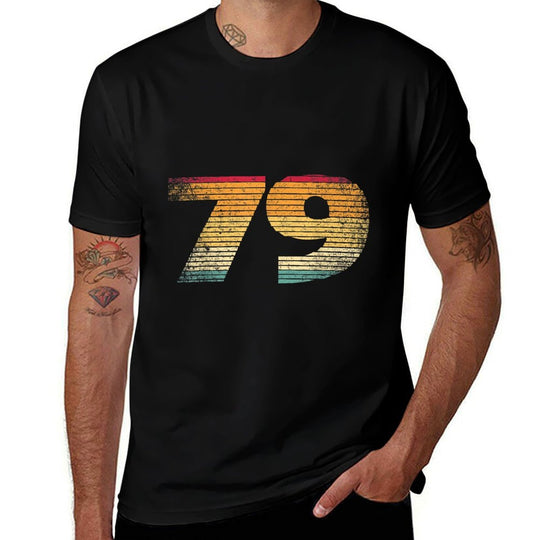 40th Birthday Gift 40 Years Old 1979 Retro Vintage Men Women  Classic T-Shirt