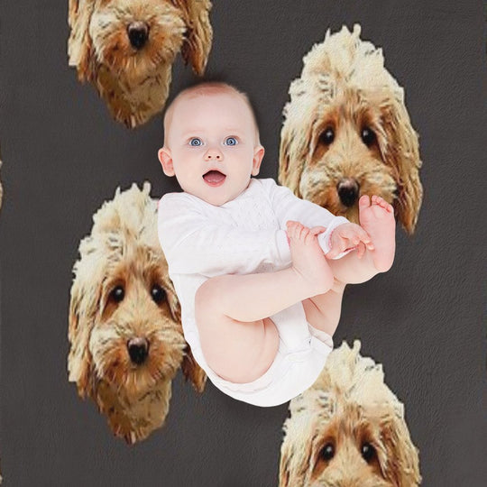 Cavapoo Cockapoo Doodle Cuteness Gift-ready Throw Blanket