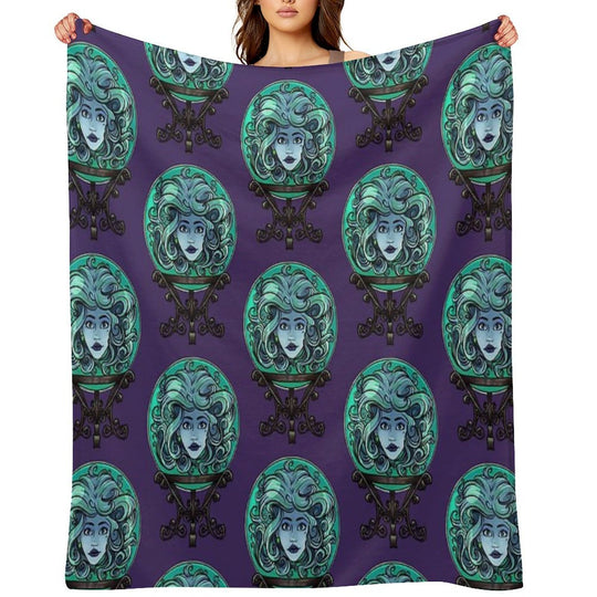 Madame Leota, No Background All-season Throw Blanket