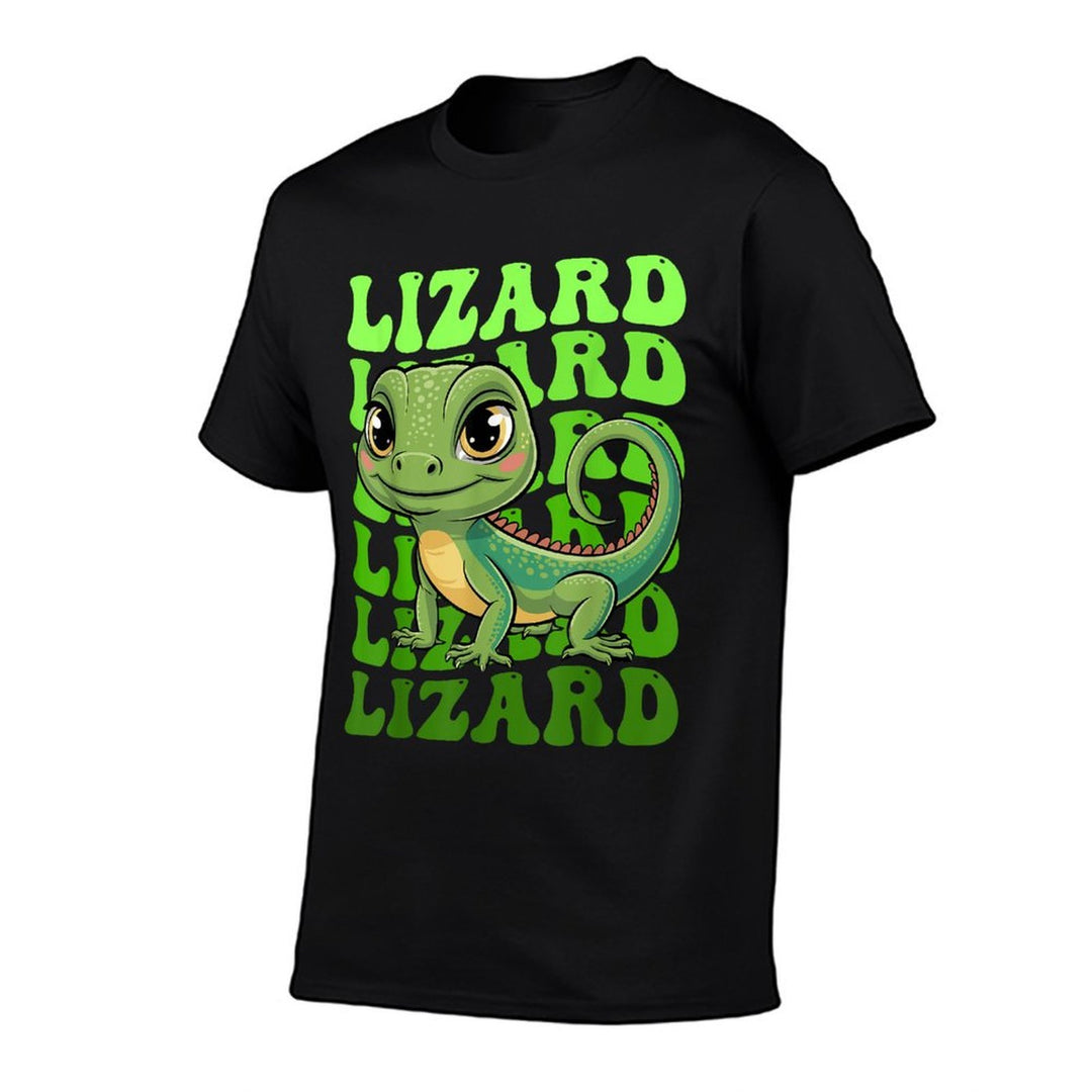 Lizard Lizard Lizard Meme  High-quality Stitching T-Shirt