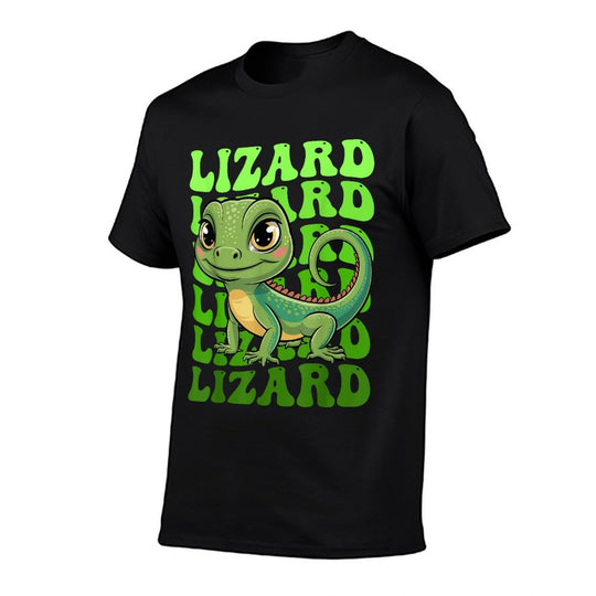 Lizard Lizard Lizard Meme  High-quality Stitching T-Shirt