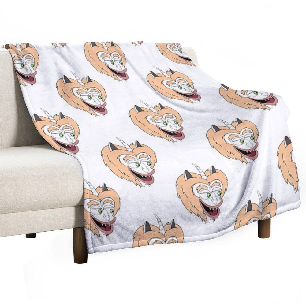Maurice Hormone Monster - Big Mouth Sustainable Throw Blanket