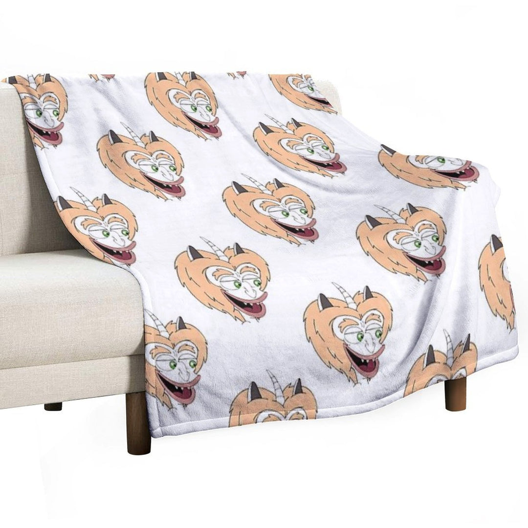 Maurice Hormone Monster - Big Mouth Sustainable Throw Blanket