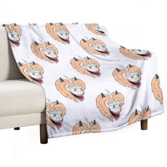 Maurice Hormone Monster - Big Mouth Sustainable Throw Blanket